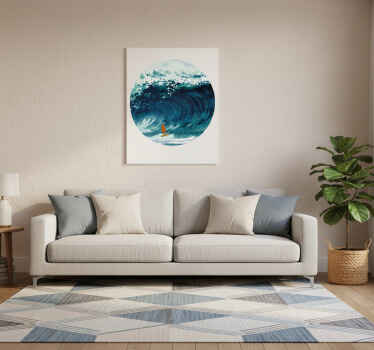 Plakat do salonu windsurfer w akcji - TenStickers