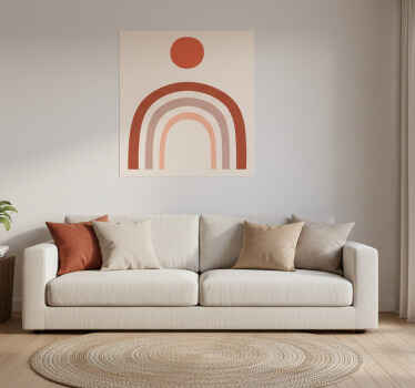 Plagát na izbu dúhové umenie na stenu - Tenstickers