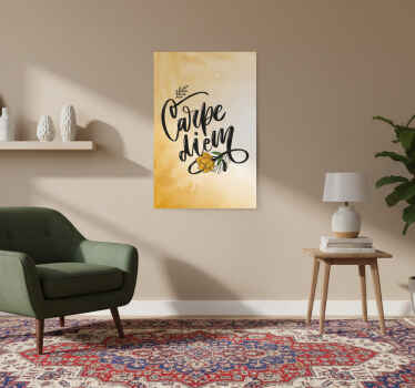 문구가 있는 포스터 오늘을 즐겨라 - TenStickers