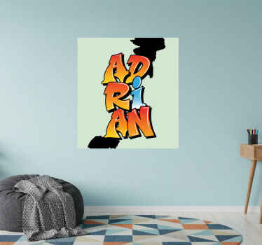 Poster for teenager colorful name art - TenStickers