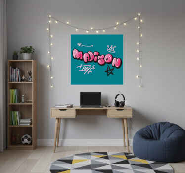 Poster for teenager with custom name design - TenStickers