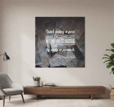 Plakat z frazą cytat o rozwoju - TenStickers