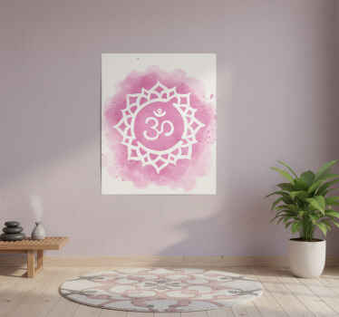 Zen poster beautiful crown chakra symbol - TenStickers
