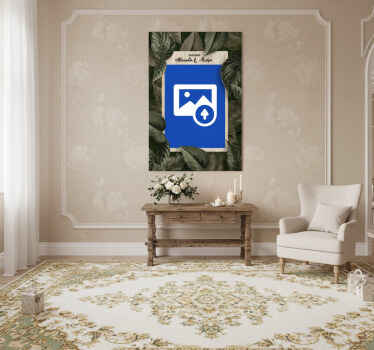 Event poster wedding hands and bouquet - TenStickers