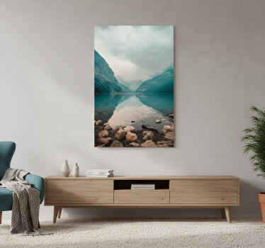 Poster landschaft friedliches wasserbild - TenStickers