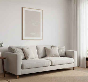 Poster para personalizar mãos minimalistas alcançando - TenStickers