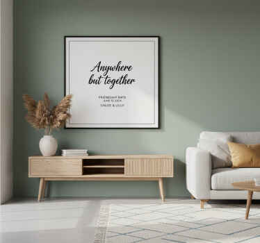 Poster para personalizar lembrança de amizade - TenStickers