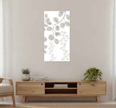 Poster de plantas folhas jovens estilo provençal - TenStickers
