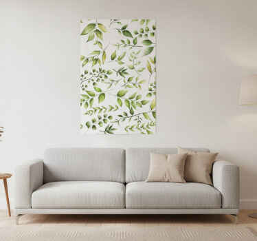 Poster de plantas folhas de eucalipto em aquarela - TenStickers