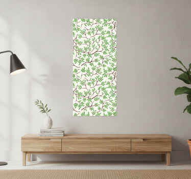 Poster de plantas padrão de ramos finos - TenStickers