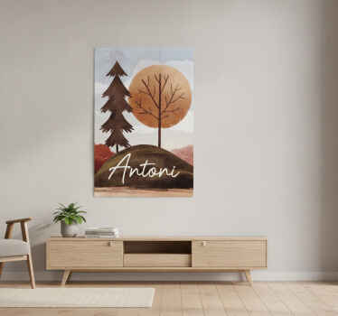 Poster árboles abedules escandinavos - TenVinilo