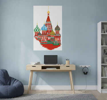 Poster paisajes catedral rusa - TenVinilo