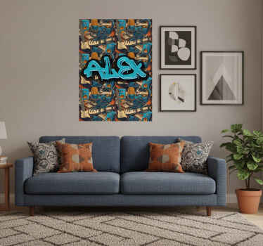 Poster for teenager custom music graffiti - TenStickers