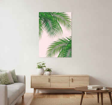 Poster árboles hoja tropical - TenVinilo