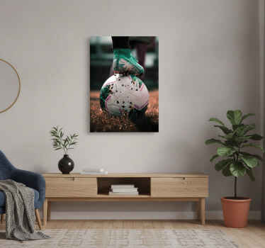 Football poster of soccer player - TenStickers