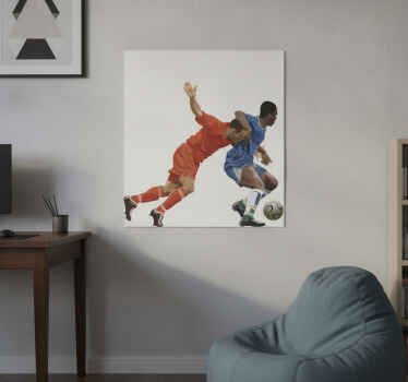 Football poster decorative vinyl football players - TenStickers