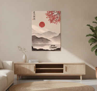 Zen poster in japandi style - TenStickers
