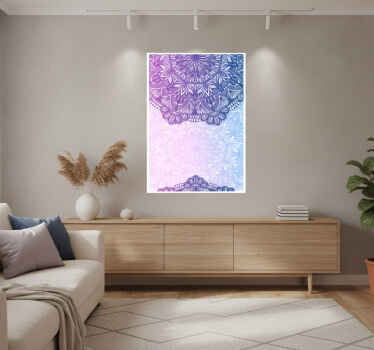 Zen poster mandala art for relaxation and focus - TenStickers