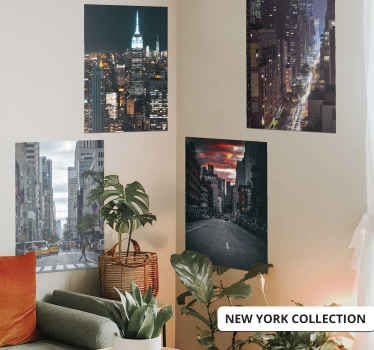 En gade i New York plakat - TenStickers