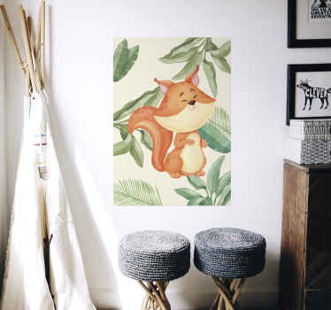 Poster Fuchs im Dschungel - TenStickers
