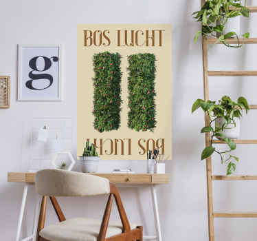Poster natuurlijk bos lucht - TenStickers