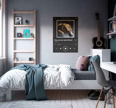 Musik Poster ein anpassbarer Musikplayer - TenStickers