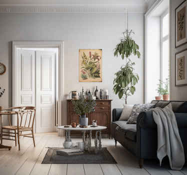 Poster imprimé botanique vintage - TenStickers