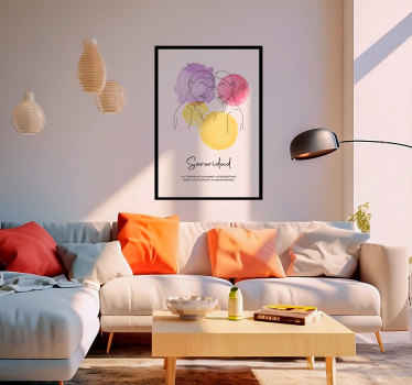 Poster salón definicion sororidad - TenVinilo