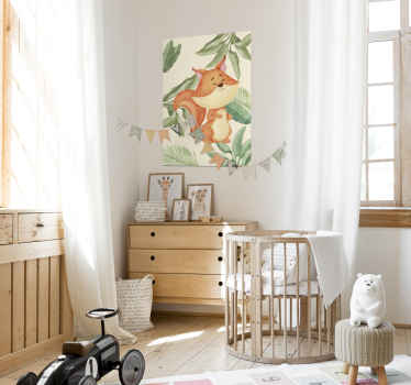 Poster Fuchs im Dschungel - TenStickers