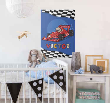 Poster Formel 1 für Kinder - TenStickers