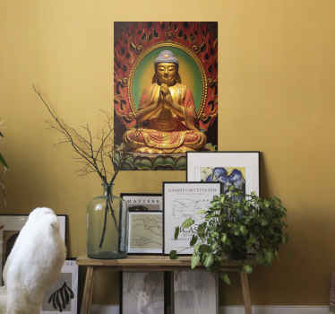 Realistisk bedende buddha plakat - TenStickers
