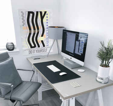 Poster decorativo faça você mesmo - TenStickers