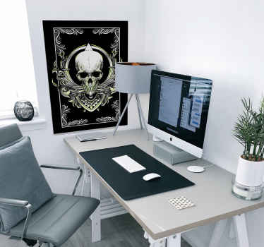 Gothic Skull poster print - TenStickers