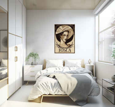 Poster con opera musicale Tosca - TenStickers