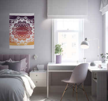 Personalisierte Poster Mandala - TenStickers