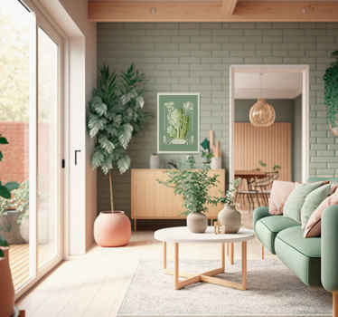 Frühjahrs Wandbild Spargelzeit - TenStickers