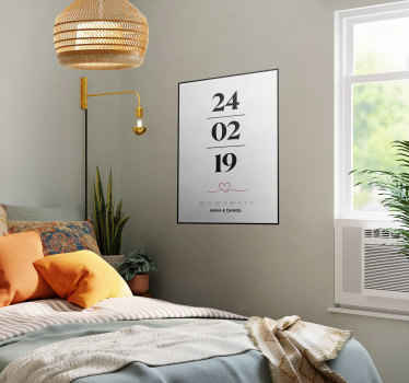 Alle Poster koordinaten der Liebe - TenStickers
