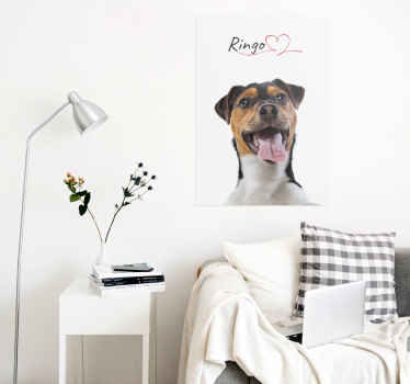 Tilpasset hundekærlighed Hunde plakat - TenStickers
