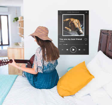 Musik Poster ein anpassbarer Musikplayer - TenStickers
