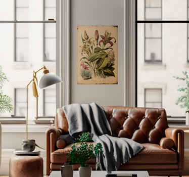 Poster imprimé botanique vintage - TenStickers