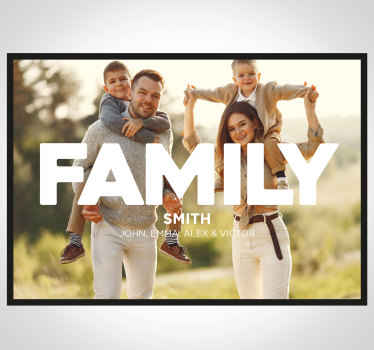 Familie foto Billeder til stue - TenStickers