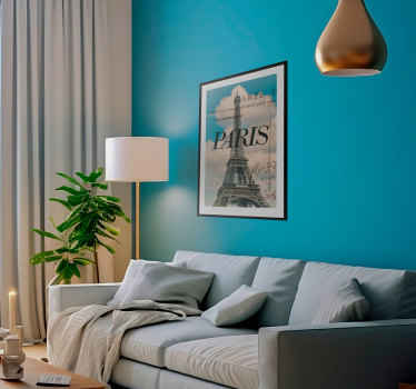 Paris Postcard wall poster - TenStickers