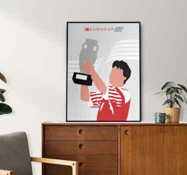 Eurocup 92 Fodbold plakat - TenStickers