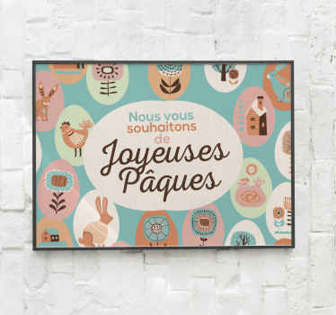 Affiche événement Joyeuses Pâques  - TenStickers