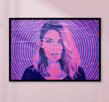 Poster Pop Art Foto personalisiert - TenStickers