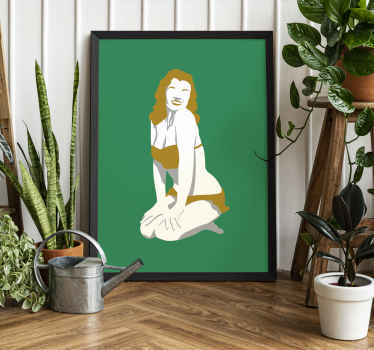 Pin-up filmske zvezde iz 50-ih Plakat - TenStickers