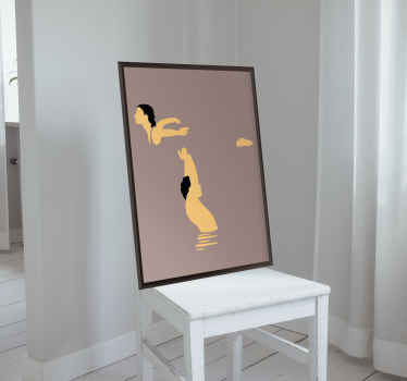 Johnny in dojenček Plakat - TenStickers