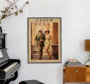 Charm magazine Art Déco poster - TenStickers