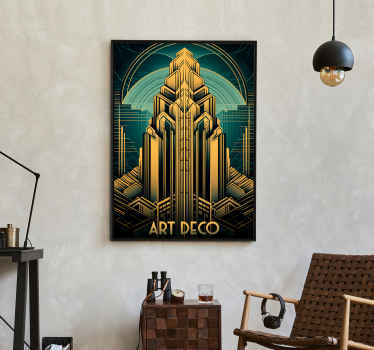 Art deco tower Art Déco poster - TenStickers