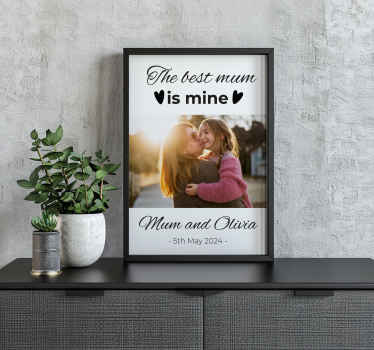 Den bedste mor plakat stue - TenStickers